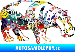 Samolepka Hroch 003 pravá Sticker bomb