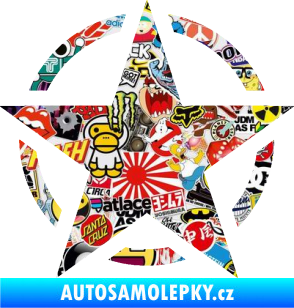 Samolepka Hvězda US Army 001 Sticker bomb