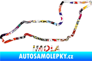 Samolepka Okruh Imola Sticker bomb