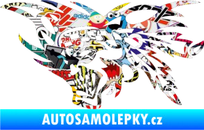 Samolepka Indián 001 levá Sticker bomb