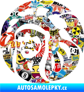 Samolepka Indián 002 levá Sticker bomb