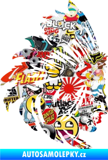 Samolepka Indián 006 pravá Sticker bomb
