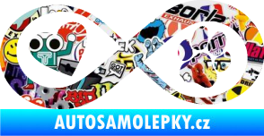 Samolepka Infinity 002 srdce a tlapka levá Sticker bomb