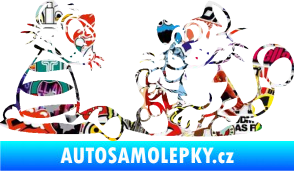 Samolepka Interiér 010 pravá kočičky Sticker bomb