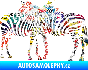 Samolepka Interiér 019 levá zebry Sticker bomb