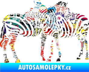 Samolepka Interiér 019 pravá zebry Sticker bomb