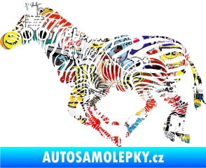 Samolepka Interiér 020 levá zebry Sticker bomb