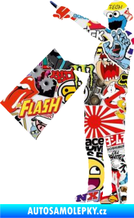 Samolepka Inženýr 001 levá Sticker bomb