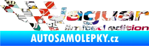 Samolepka Jaguar limited edition levá Sticker bomb