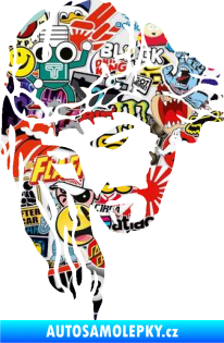 Samolepka Ježíš 003 levá Sticker bomb