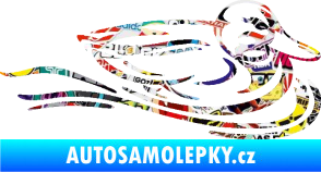 Samolepka Kachna 003 pravá ve vodě Sticker bomb
