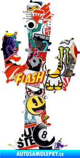 Samolepka Kaktus 001 pravá Sticker bomb
