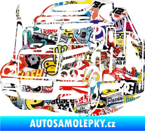 Samolepka Kamion 002 levá nákladní auto Sticker bomb