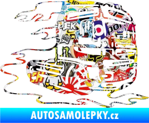Samolepka Kamion 003 pravá nákladní auto Sticker bomb