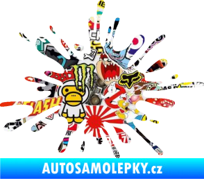 Samolepka Kaňka 002 levá Sticker bomb