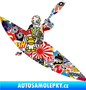 Samolepka Kanoista 001 pravá Sticker bomb