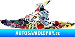 Samolepka Kanoista 003 levá Sticker bomb