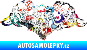 Samolepka Kapota 041 lev Sticker bomb