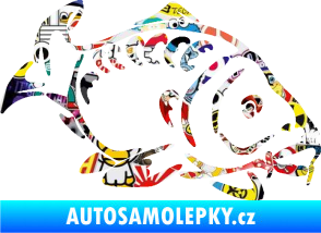 Samolepka Kapr 006 pravá Sticker bomb