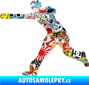 Samolepka Karate 004 levá Sticker bomb