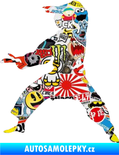 Samolepka Karate 006 levá Sticker bomb