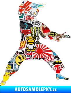 Samolepka Karate 006 pravá Sticker bomb