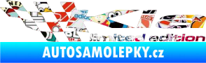 Samolepka Kia limited edition levá Sticker bomb