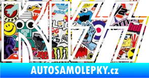 Samolepka KISS Sticker bomb