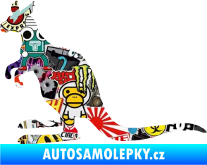 Samolepka Klokan 002 levá Sticker bomb