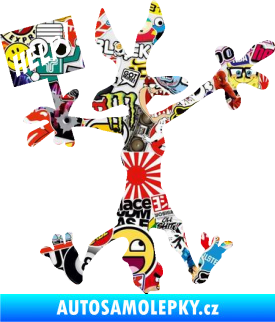 Samolepka Kojot 001 levá hepl Sticker bomb