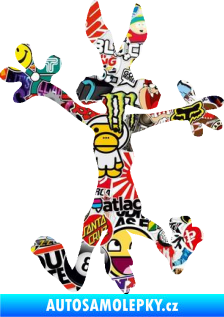 Samolepka Kojot 002 pravá Sticker bomb