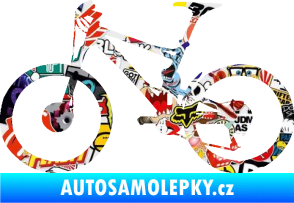 Samolepka Kolo 001 levá - (horské kolo) Sticker bomb