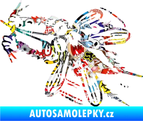 Samolepka Komár 002 levá Sticker bomb