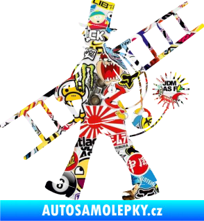 Samolepka Kominík 001 levá Sticker bomb