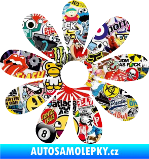 Samolepka Kopretina 001 Sticker bomb