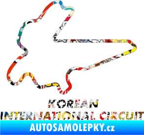 Samolepka Okruh Korean International Circuit Sticker bomb
