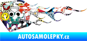 Samolepka Kostky 002 levá Sticker bomb