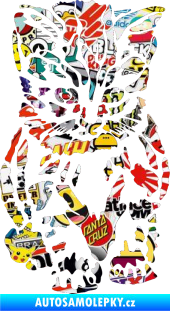 Samolepka Koťátko 002 pravá Sticker bomb