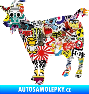 Samolepka Koza 001 levá Sticker bomb