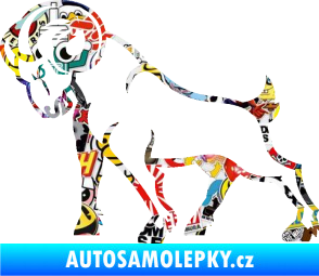 Samolepka Kozel 002 levá Sticker bomb