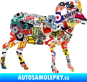 Samolepka Kozel 004 pravá Sticker bomb
