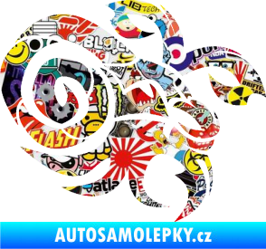 Samolepka Kozoroh 003 pravá Sticker bomb