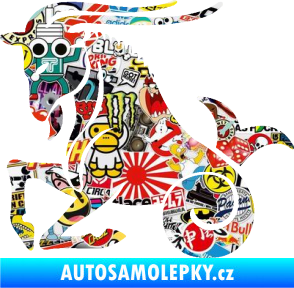Samolepka Kozoroh 004 levá Sticker bomb