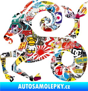 Samolepka Kozoroh 005 levá Sticker bomb