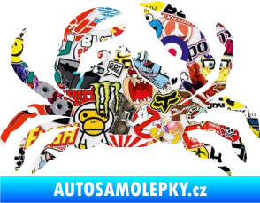 Samolepka Krab 001 pravá Sticker bomb