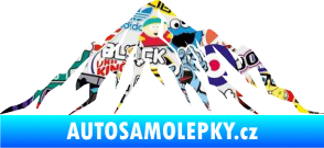Samolepka Krajina hory 010 pravá Sticker bomb