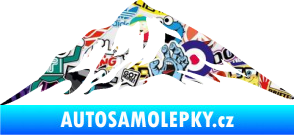 Samolepka Krajina hory 016 pravá Sticker bomb