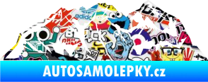 Samolepka Krajina hory 024 levá Sticker bomb