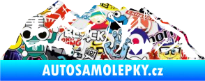 Samolepka Krajina hory 024 pravá Sticker bomb