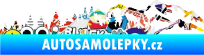 Samolepka Krajina hory 030 pravá Sticker bomb